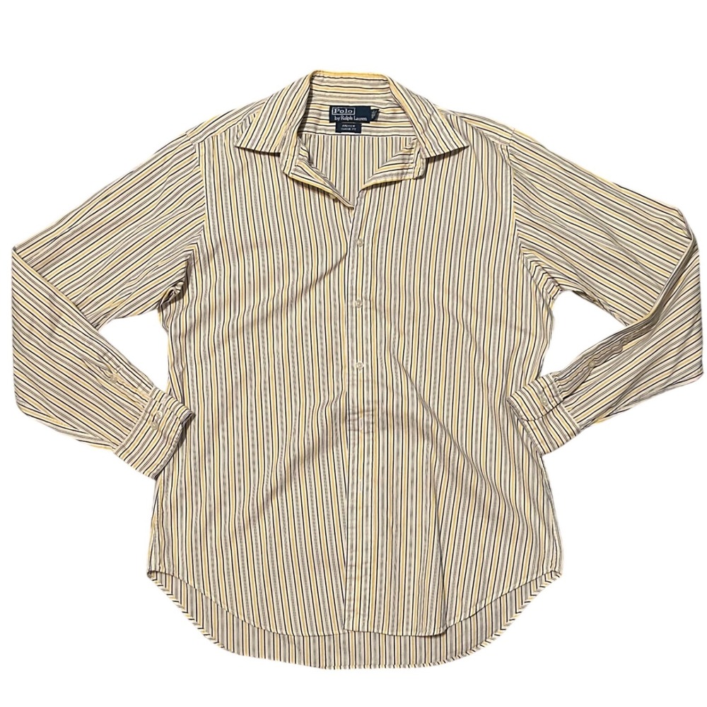 Polo Ralph Lauren Andrew Classic Fit Striped Button Down Shirt‎ Men's M